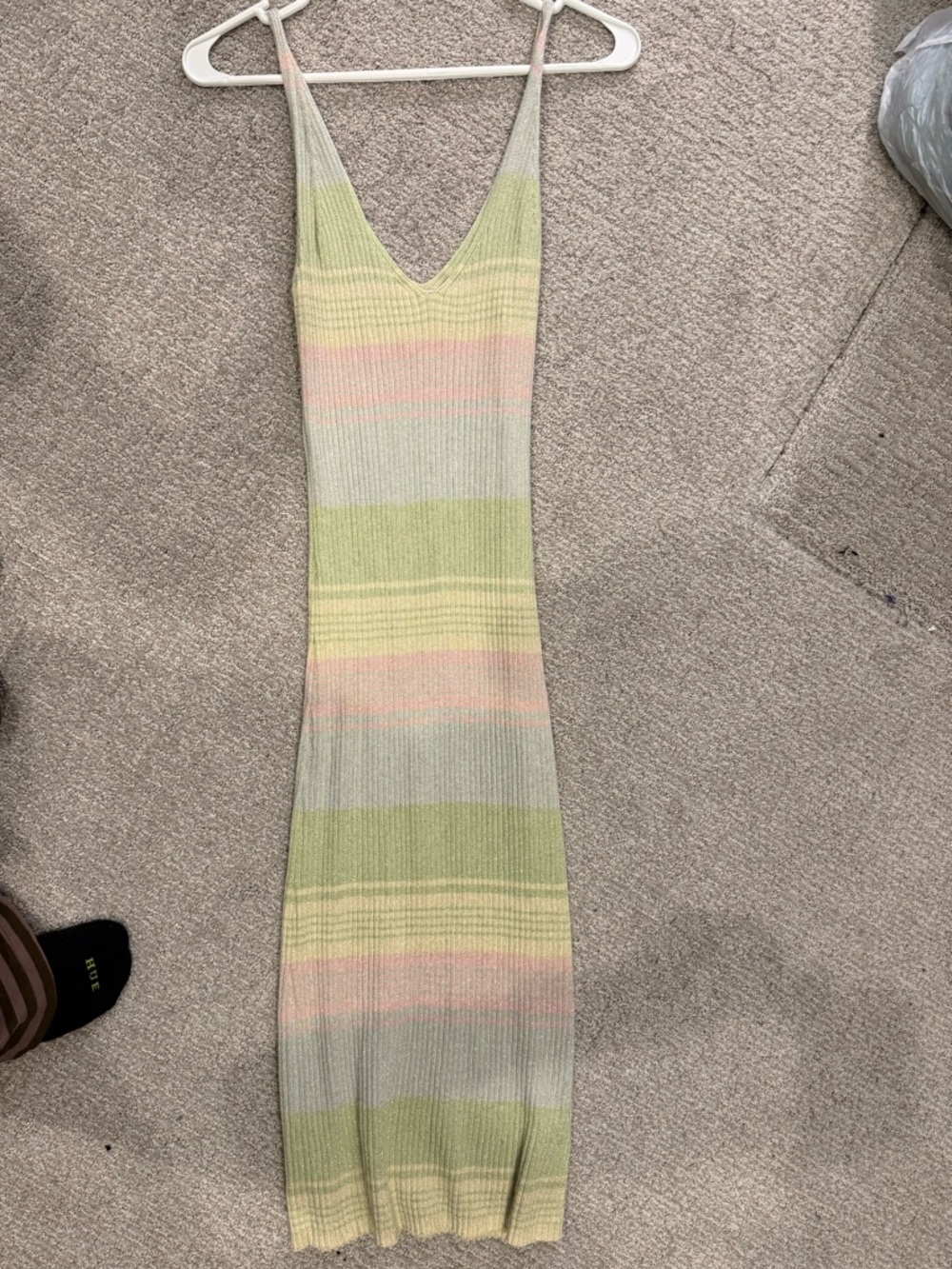 RVCA knit midi dress